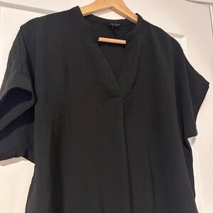 Oversized Black Women's Top